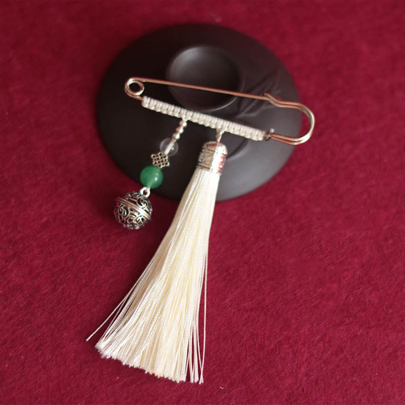 Nimara Ritual Retro Bell Tassels Brooch