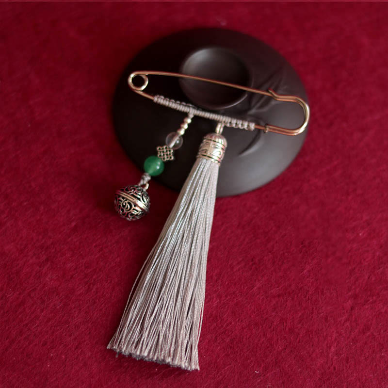 Nimara Ritual Retro Bell Tassels Brooch