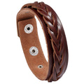 Nimara Ritual Vintage Weaving Leather Adjustable Buckle Strengthen Bracelet
