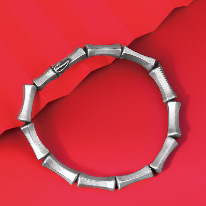 Nimara Ritual Bamboo Pattern Alloy Strength Bracelet