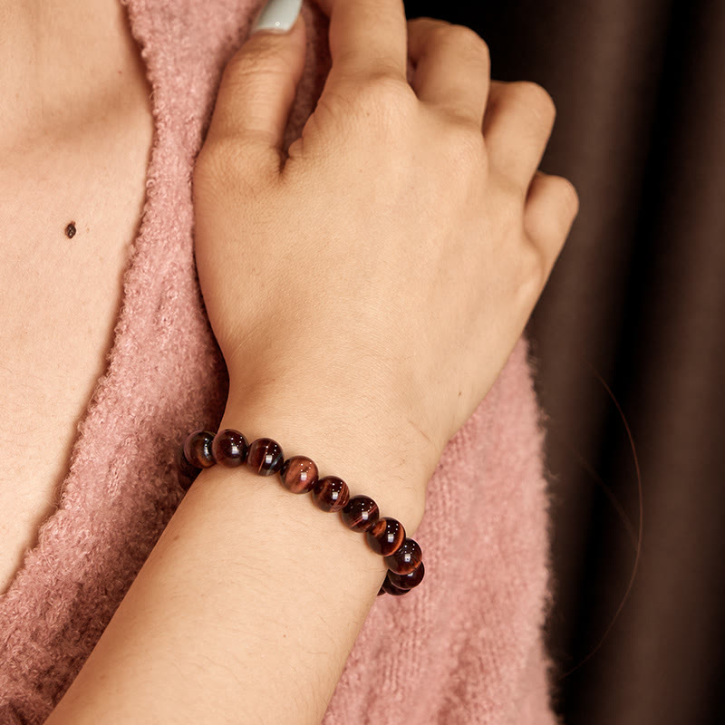Nimara Ritual Natural Tiger Eye Healing Bead Bracelet