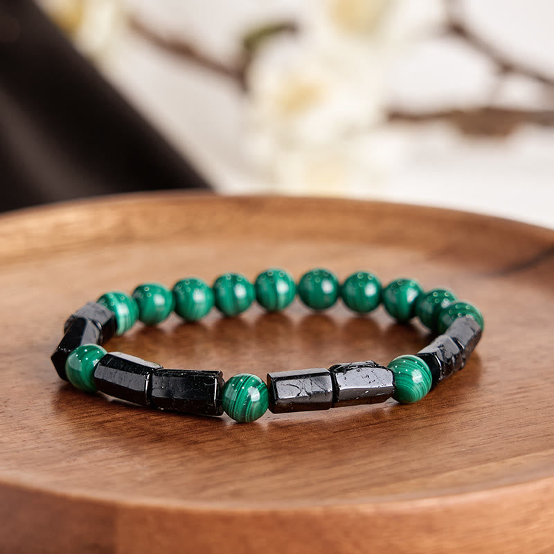 Nimara Ritual Malachite Black Tourmaline Purity Bracelet