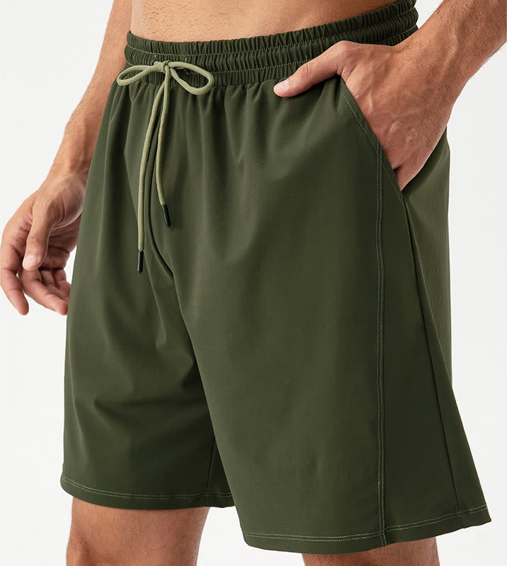 Nimara Ritual Men's Casual Breathable Loose Nylon Quick Dry Sports Shorts With Pockets