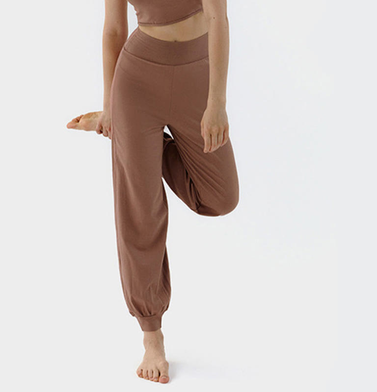 Nimara Ritual Casual Plain High Waist Quick Drying Women's Leica Pants