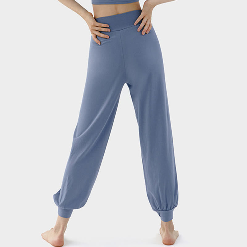 Nimara Ritual Casual Plain High Waist Quick Drying Women's Leica Pants