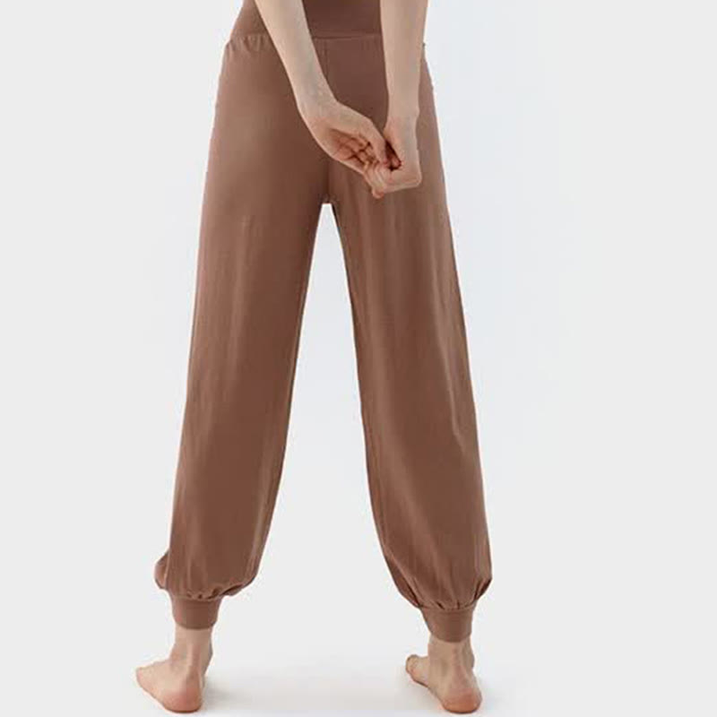 Nimara Ritual Casual Plain High Waist Quick Drying Women's Leica Pants