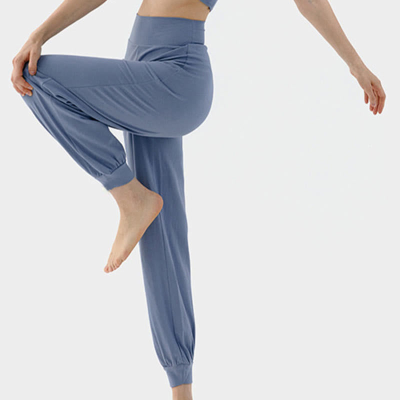 Nimara Ritual Casual Plain High Waist Quick Drying Women's Leica Pants