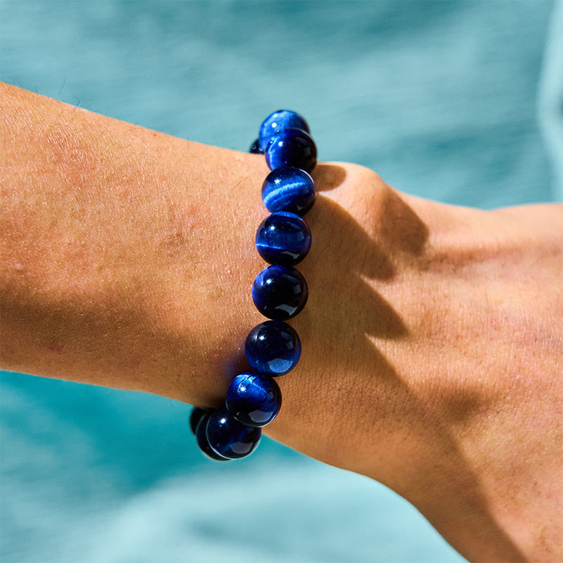 Nimara Ritual Blue Tiger Eye Protection Bracelet