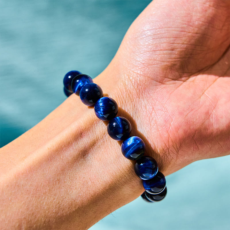 Nimara Ritual Blue Tiger Eye Protection Bracelet