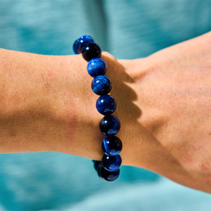 Nimara Ritual Blue Tiger Eye Protection Bracelet