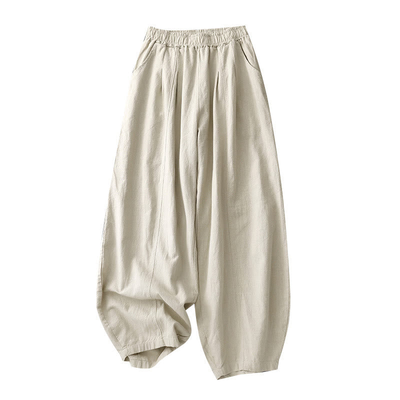 Nimara Ritual Casual Plain Women's Harem Pants With Pockets