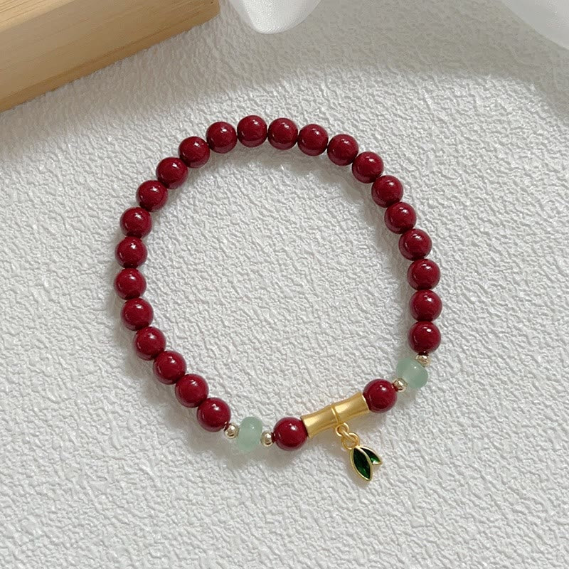 Nimara Ritual Cinnabar Bamboo Concentration Bracelet