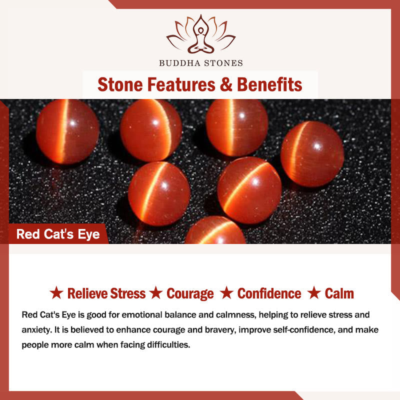Nimara Ritual Cat's Eye Round Ball Confidence Necklace Pendant