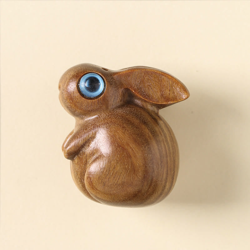 Nimara Ritual Small Leaf Red Sandalwood Green Sandalwood Lucky Mini Rabbit Relaxation Decoration