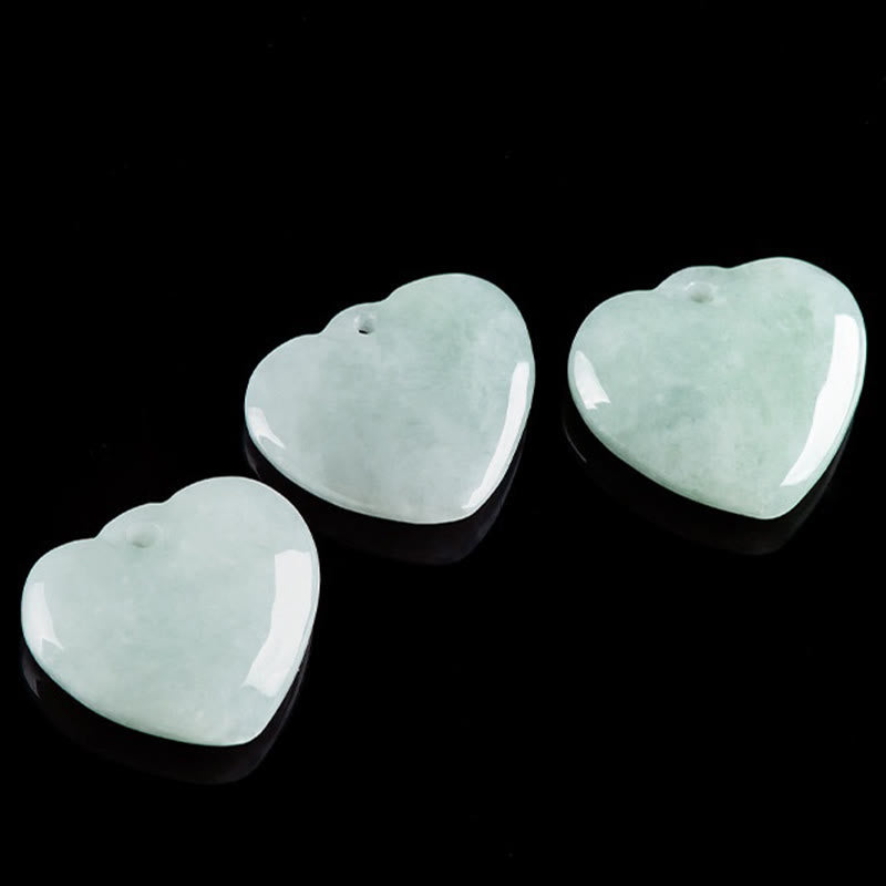 Nimara Ritual Jade Heart Prosperity Necklace Pendant