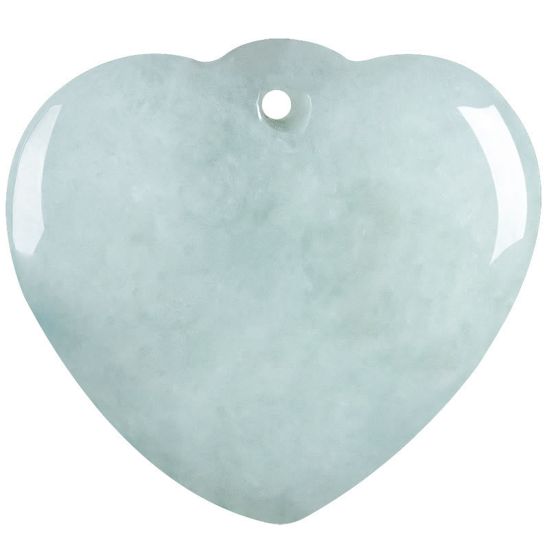 Nimara Ritual Jade Heart Prosperity Necklace Pendant