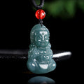 Nimara Ritual Jade Baobao Buddha Prosperity Necklace Pendant