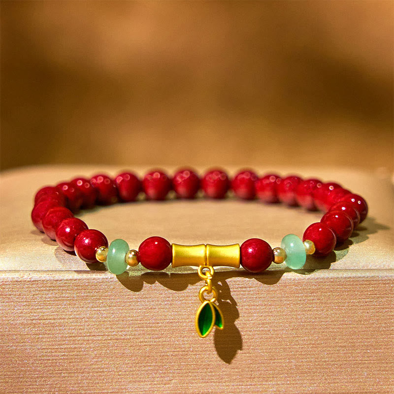 Nimara Ritual Cinnabar Bamboo Concentration Bracelet