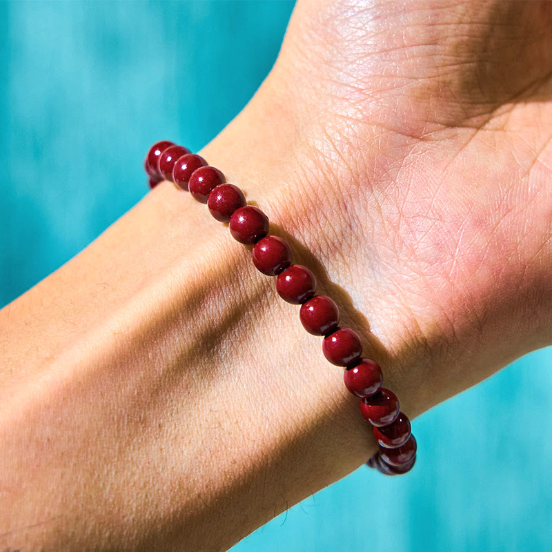 Nimara Ritual Cinnabar Bamboo Concentration Bracelet