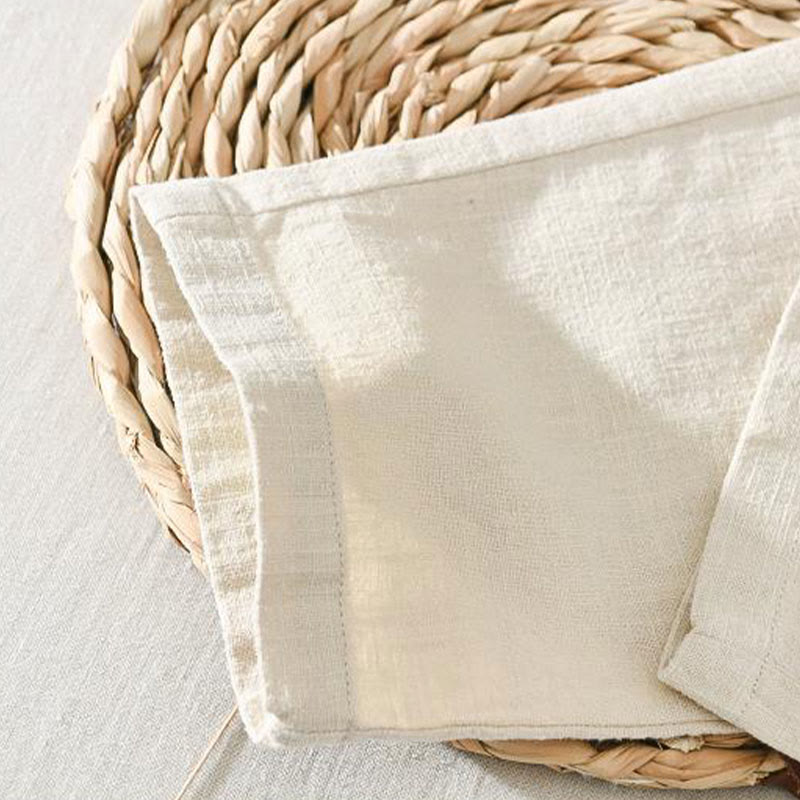 Nimara Ritual Summer Casual Drawstring Ramie Linen Men's Pants With Pockets