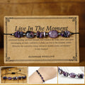 Nimara Ritual Live In The Moment Charoite Hematite Powerful Bracelet