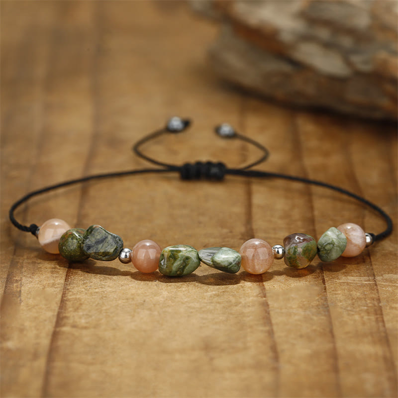 Nimara Ritual You Are Amazing Rhyolite Sun Stone Positive Bracelet