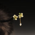 Nimara Ritual Ebony Gardenia Tassel Courage Hairpin