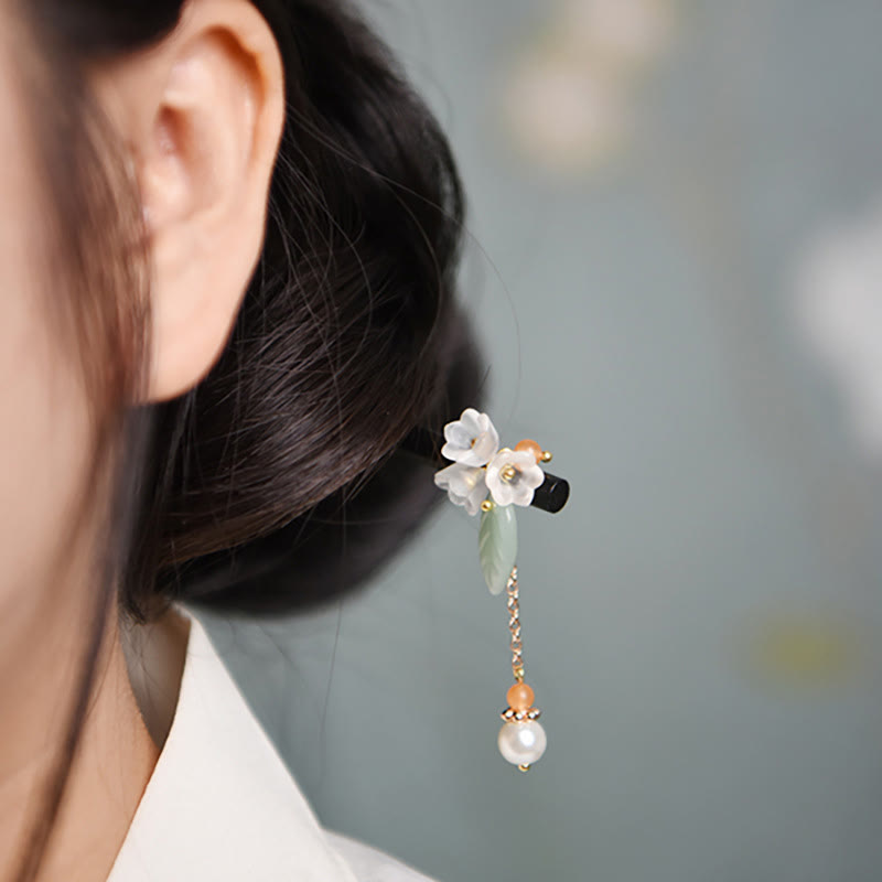 Nimara Ritual Ebony Liuli Lily of the Valley Courage Hairpin