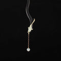 Nimara Ritual Ebony Hetian Jade Fish Blessing Hairpin