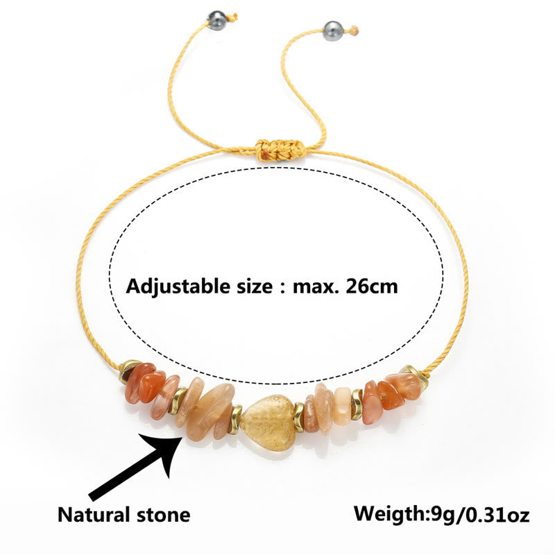 Nimara Ritual Lift Your Soul Citrine Carnelian Sun Stone Happiness Bracelet