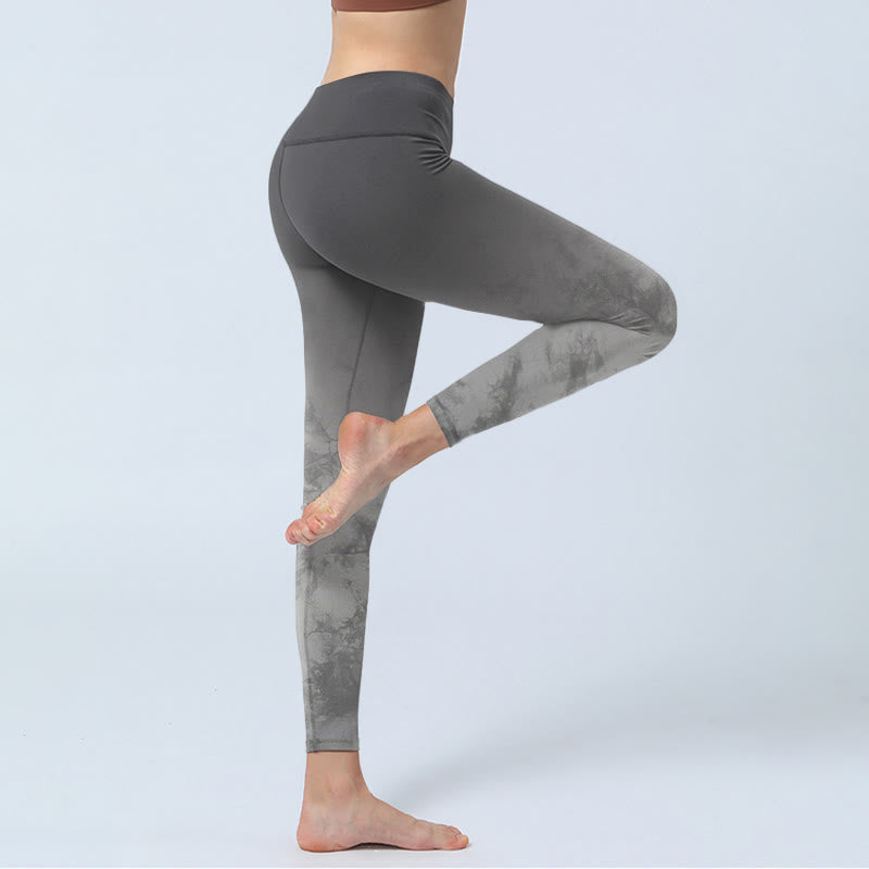 Nimara Ritual Gradient Floral Print Exercise Leggings Women's Yoga Pants