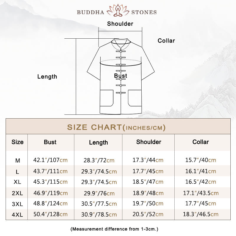 Nimara Ritual Solid Color Frog-Button Tang Suit Traditional Cotton Linen Short Sleeve Top Pants Clothing Men's Set