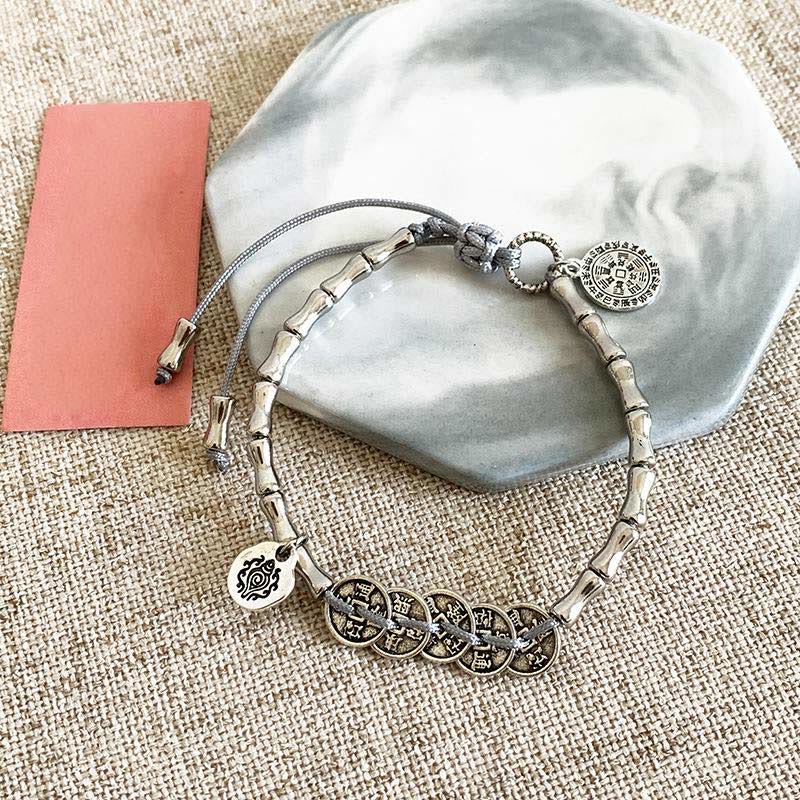 Nimara Ritual Five Emperor Coins Mountain Ghosts Spend Money Bracelet