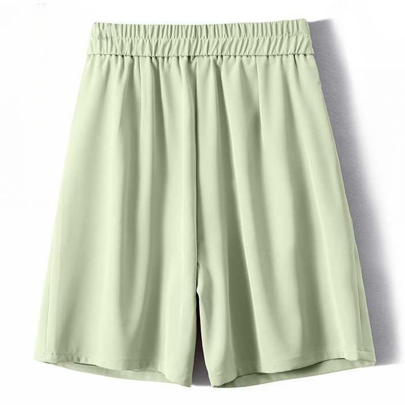 Nimara Ritual Summer Casual Zipper Button Loose Plain Cotton Linen Women's Shorts With Pockets