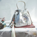 Nimara Ritual Embroidered Magnolia Plum Blossom Cotton Linen Tote Crossbody Bag Shoulder Bag Handbag