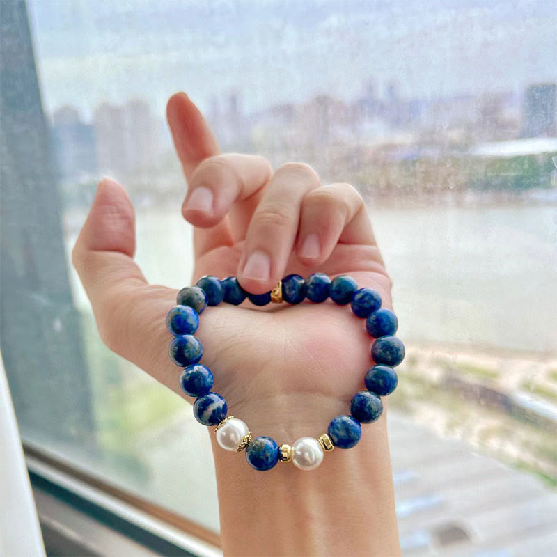 Nimara Ritual Lazurite Beads Serenity Balance Bracelet