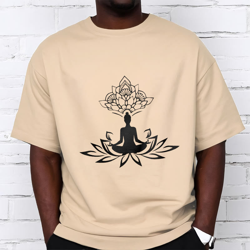 Nimara Ritual Lotus Flower Meditation Buddha Tee T-shirt