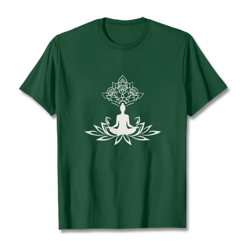 Nimara Ritual Lotus Flower Meditation Buddha Tee T-shirt