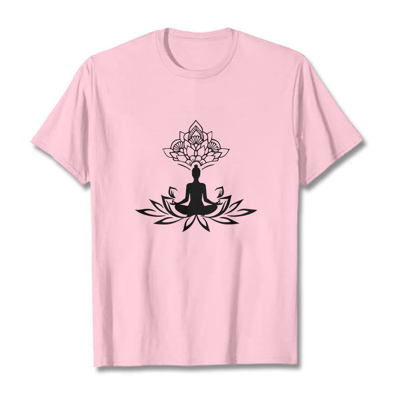 Nimara Ritual Lotus Flower Meditation Buddha Tee T-shirt