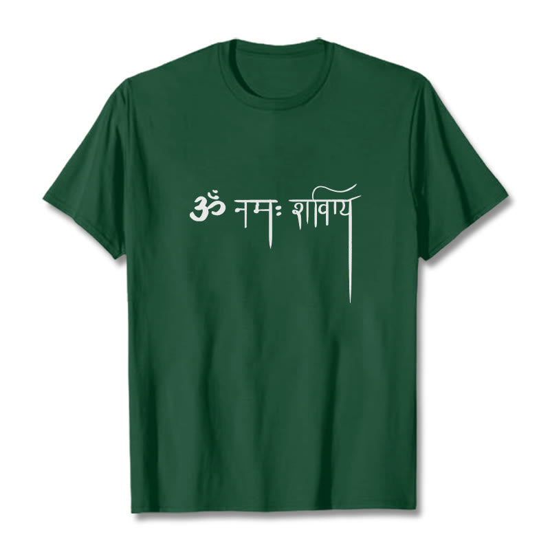 Nimara Ritual Sanskrit Namah Shivaya Tee T-shirt