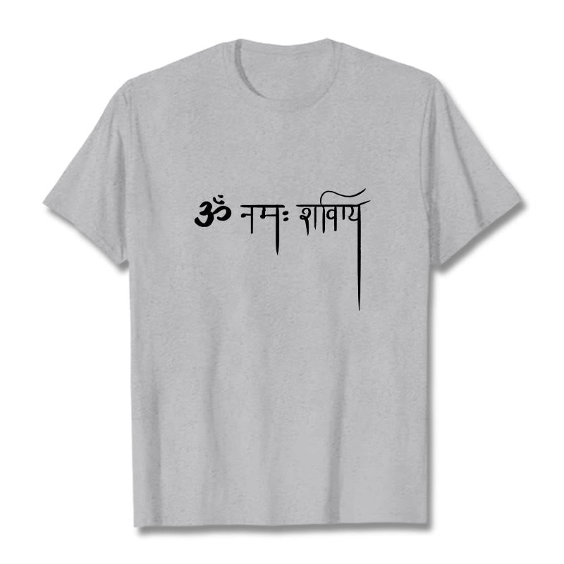Nimara Ritual Sanskrit Namah Shivaya Tee T-shirt