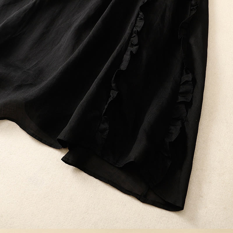 Nimara Ritual Summer Plain Ruffle Design Women's Skirt