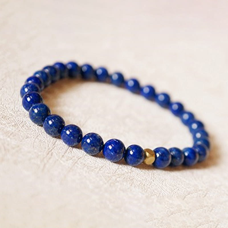 Nimara Ritual 4mm Ultra-thin Lazurite Beads Self Care Bracelet