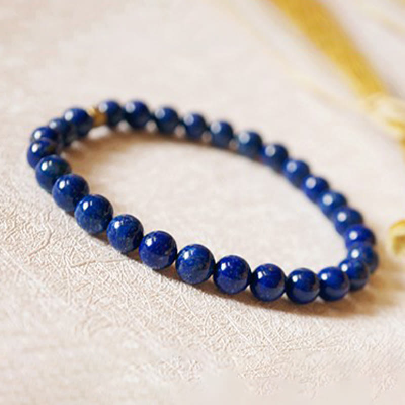 Nimara Ritual 4mm Ultra-thin Lazurite Beads Self Care Bracelet