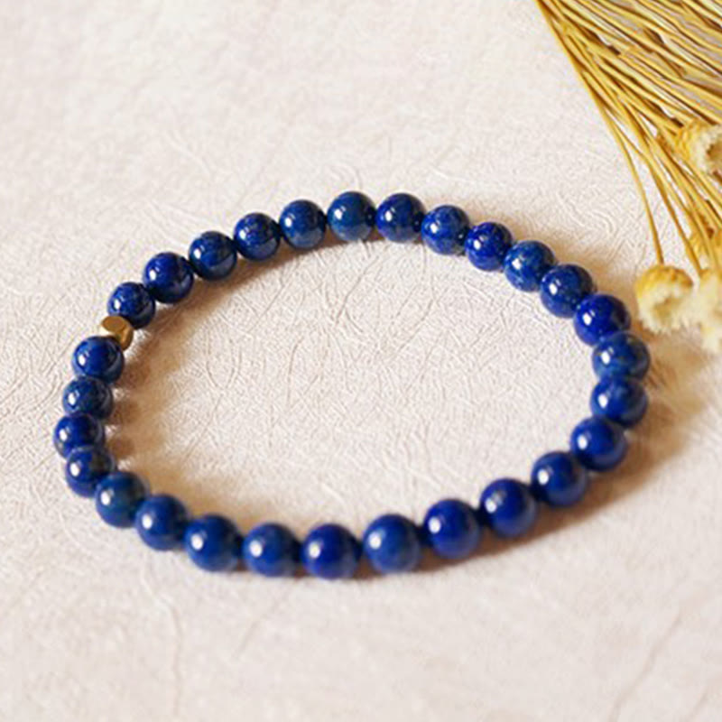 Nimara Ritual 4mm Ultra-thin Lazurite Beads Self Care Bracelet