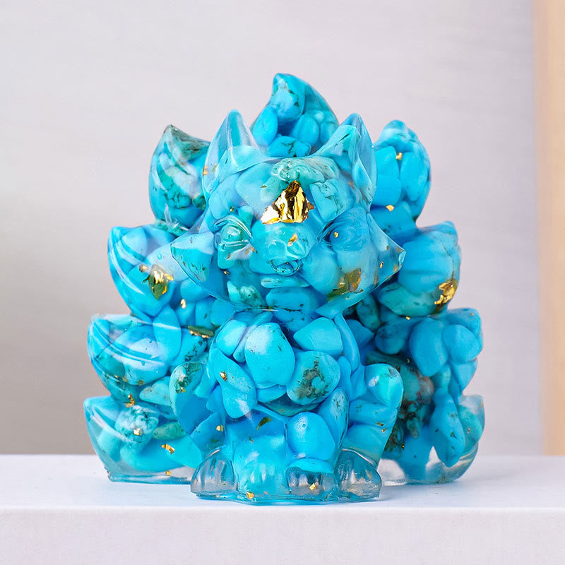 Nimara Ritual Small Various Stone Strawberry Quartz Amethyst Green Aventurine Nine Tailed Fox Healing Home Decoration