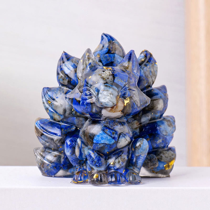 Nimara Ritual Small Various Stone Strawberry Quartz Amethyst Green Aventurine Nine Tailed Fox Healing Home Decoration