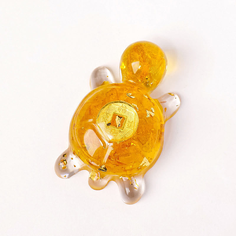Nimara Ritual Small Various Crystal Green Aventurine Amethyst Turtle Copper Coins Luck Home Decoration