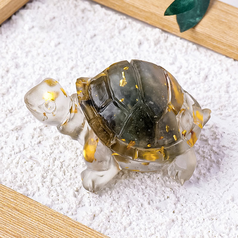 Nimara Ritual Various Stone Citrine Green Aventurine Amethyst Mini Turtle Prosperity Home Decoration