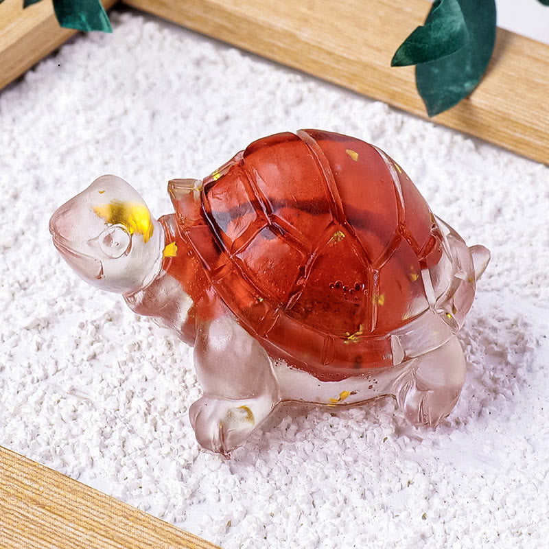 Nimara Ritual Various Stone Citrine Green Aventurine Amethyst Mini Turtle Prosperity Home Decoration